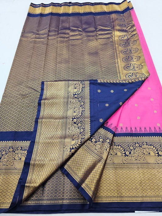 Trending Gadwal Korvai Fancy Sarees 231 – Kanchipuram Lakshaya Silks