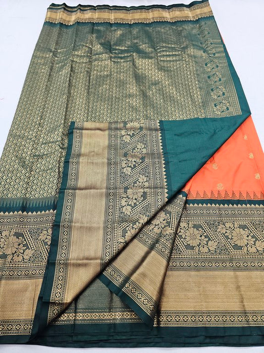 Trending Gadwal Korvai Fancy Sarees 232 – Kanchipuram Lakshaya Silks