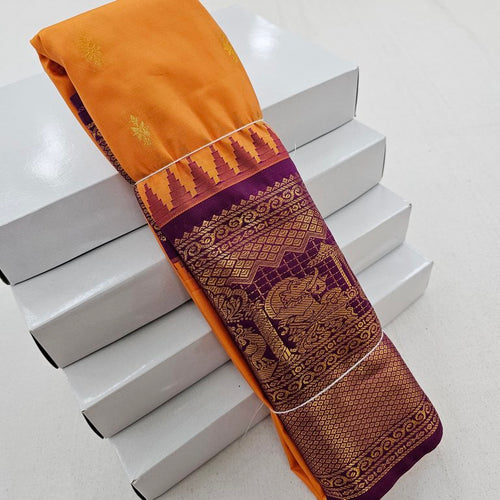 Trending Gadwal Korvai Fancy Sarees 236 – Kanchipuram Lakshaya Silks
