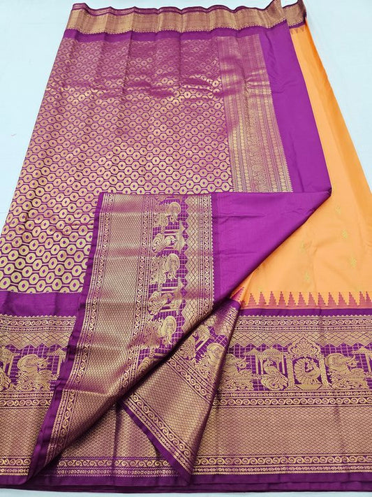 Trending Gadwal Korvai Fancy Sarees 236 – Kanchipuram Lakshaya Silks