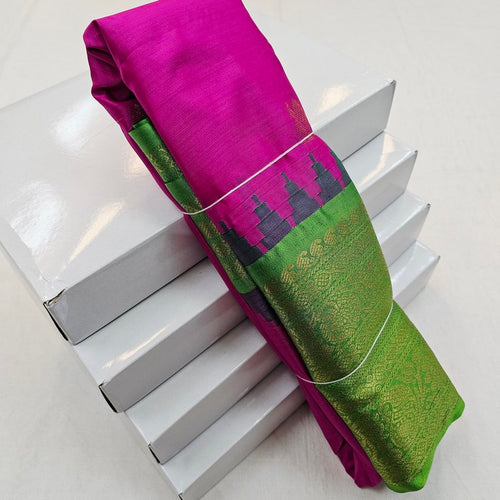 Kanchipuram Blended Semi Gadwal Silk Sarees 322 – Kanchipuram Lakshaya Silks