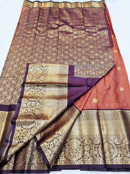 Kanchipuram Blended Semi Gadwal Silk Sarees 334 – Kanchipuram Lakshaya Silks