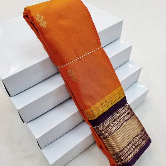Kanchipuram Blended Semi Gadwal Silk Sarees 336