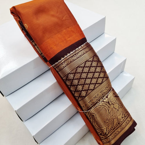 Kanchipuram Blended Semi Gadwal Silk Sarees 345 – Kanchipuram Lakshaya Silks