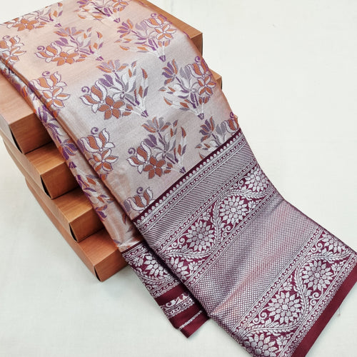 Kanchipuram Blended Fancy Tissue Silk Saree 459 – Kanchipuram Lakshaya Silks