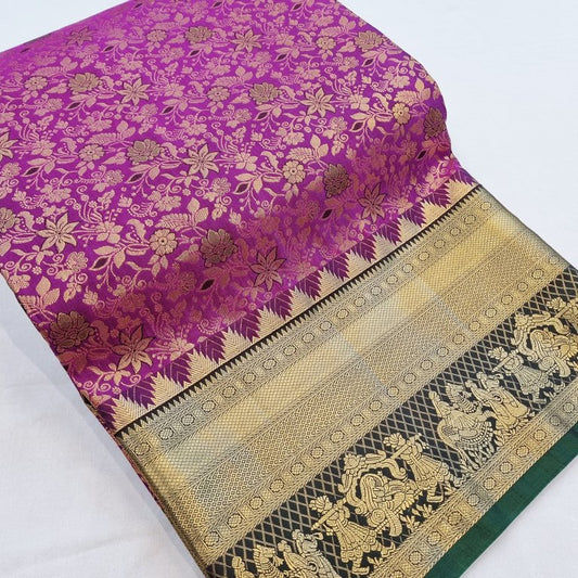 Kanchipuram Blended Bridal Silk Sarees 217