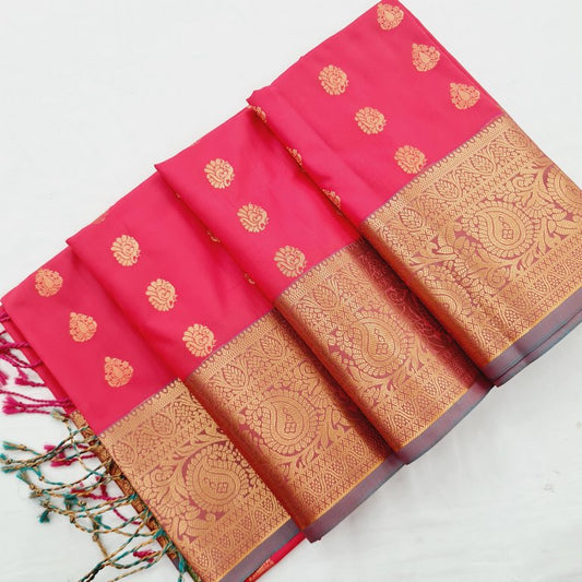 Kanchi Blended Semi Soft Silk Saree 642