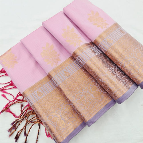 Kanchi Blended Semi Soft Silk Saree 664 – Kanchipuram Lakshaya Silks
