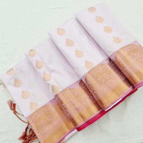 Kanchi Blended Semi Soft Silk Saree 668 – Kanchipuram Lakshaya Silks