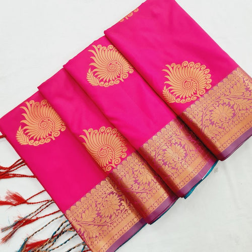 Kanchi Blended Trendy Soft Silk Saree 756 – Kanchipuram Lakshaya Silks