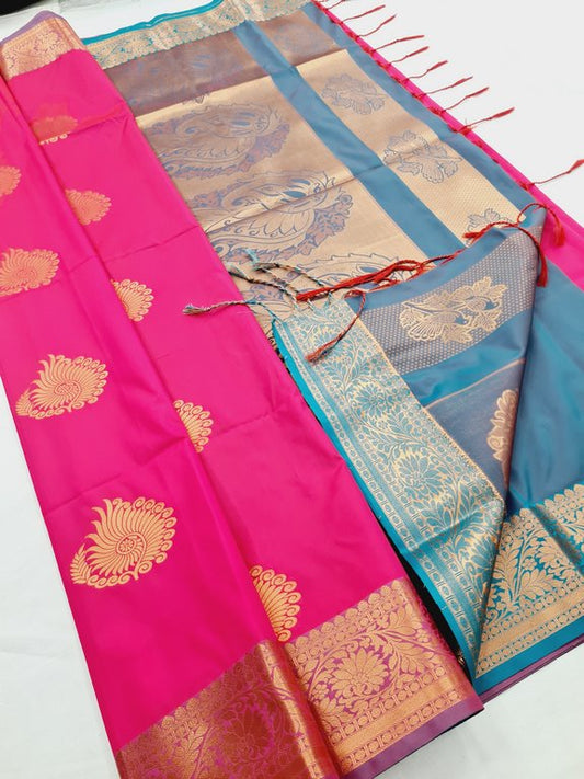 Kanchi Blended Trendy Soft Silk Saree 756 – Kanchipuram Lakshaya Silks