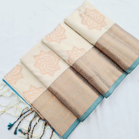 Kanchi Blended Trendy Soft Silk Saree 760
