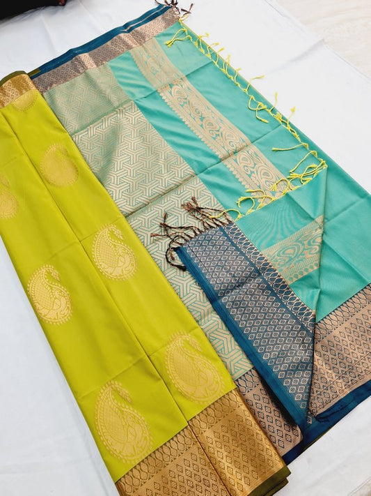 Kanchi Blended Trendy Soft Silk Saree 767 – Kanchipuram Lakshaya Silks