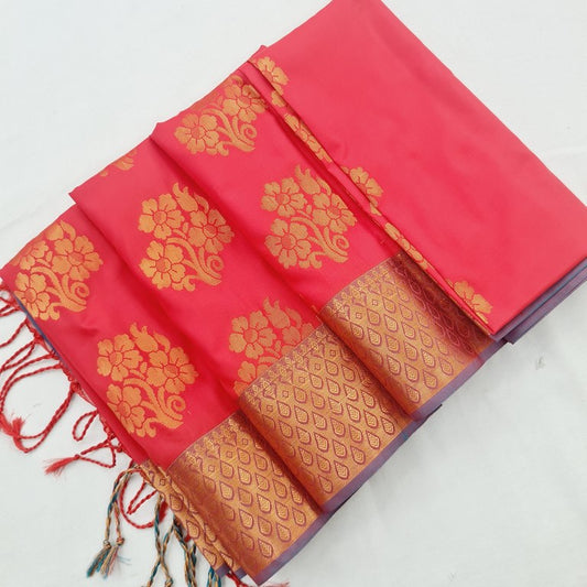 Kanchi Blended Trendy Soft Silk Saree 779