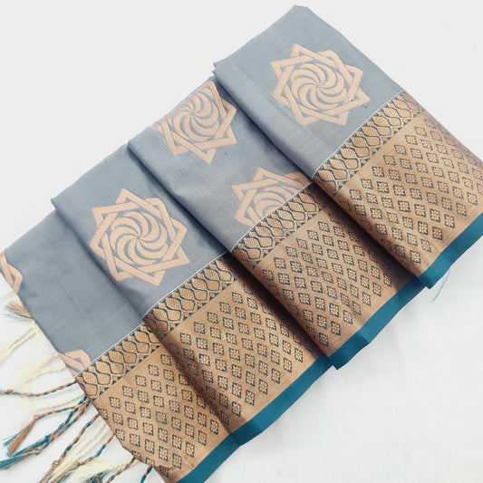 Kanchi Blended Trendy Soft Silk Saree 780