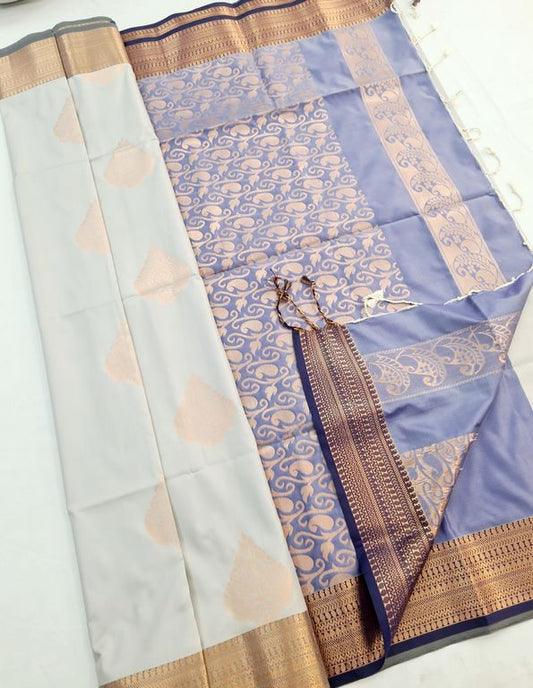 Kanchi Blended Trendy Soft Silk Saree 803 – Kanchipuram Lakshaya Silks