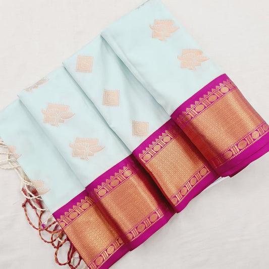 Kanchi Blended Semi Soft Silk Saree 672