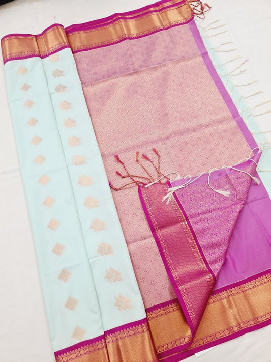 Kanchi Blended Semi Soft Silk Saree 672