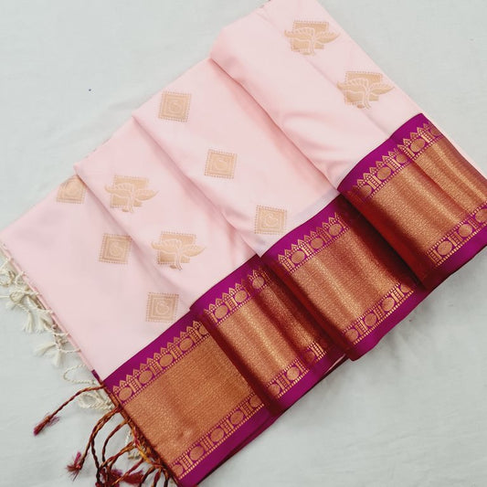 Kanchi Blended Semi Soft Silk Saree 676
