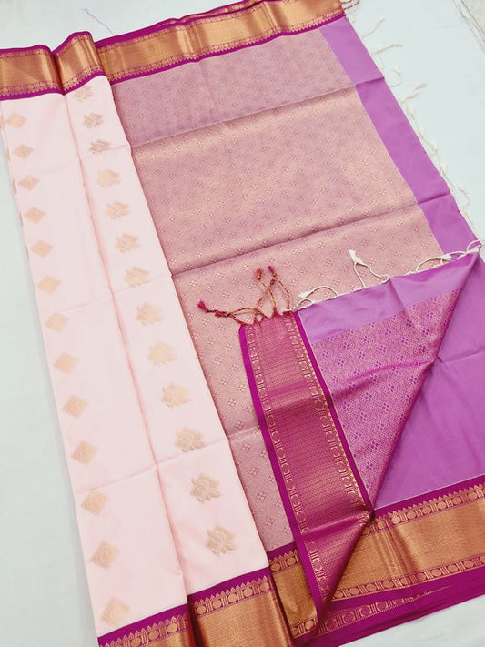 Kanchi Blended Semi Soft Silk Saree 676