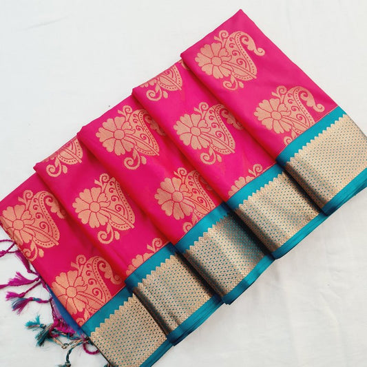 Kanchi Blended Semi Soft Silk Saree 679