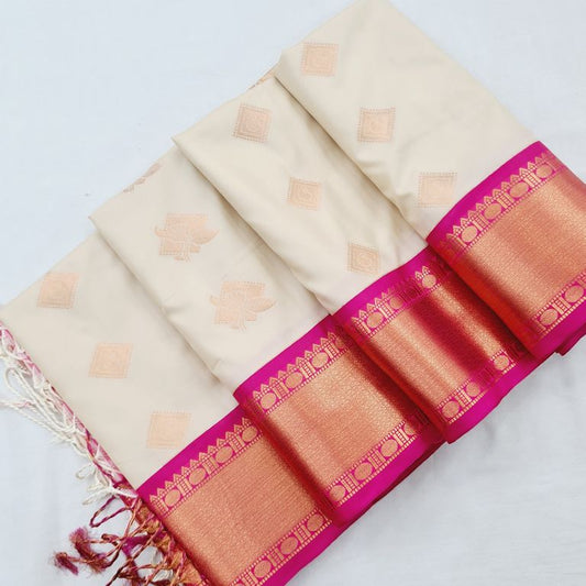 Kanchi Blended Semi Soft Silk Saree 681