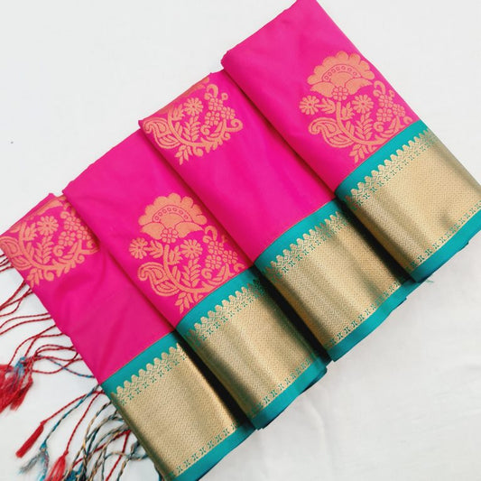 Kanchi Blended Semi Soft Silk Saree 684