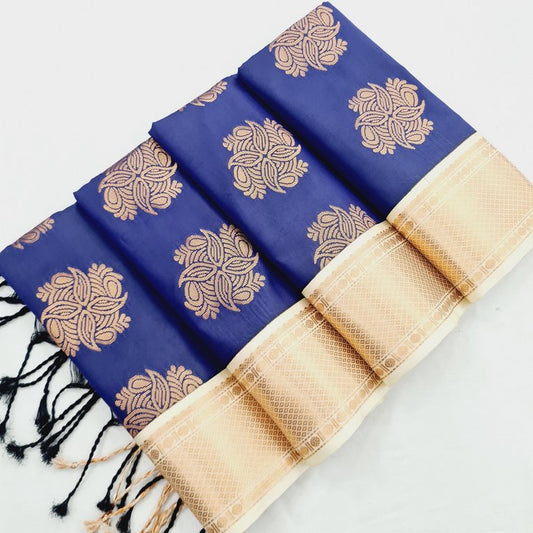 Kanchi Blended Semi Soft Silk Saree 692