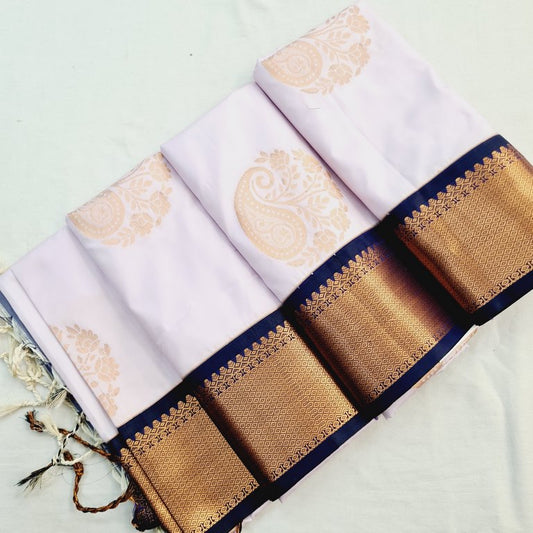 Kanchi Blended Semi Soft Silk Saree 696