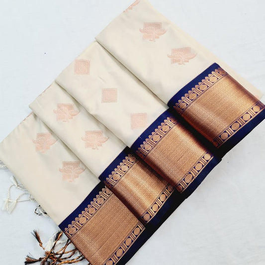 Kanchi Blended Semi Soft Silk Saree 701