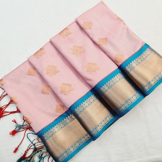 Kanchi Blended Semi Soft Silk Saree 702