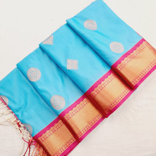Kanchi Blended Semi Soft Silk Saree 703