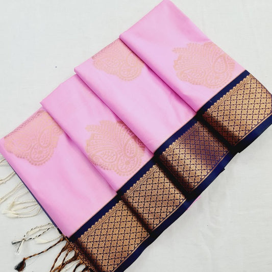 Kanchi Blended Semi Soft Silk Saree 707