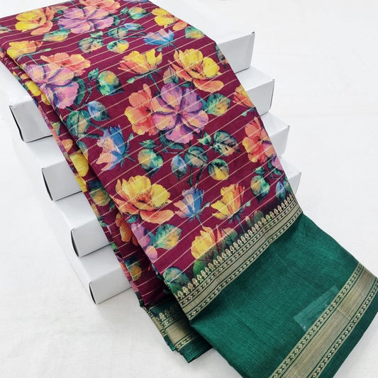 Kanchi Blended Trendy Fancy Silk Saree 815