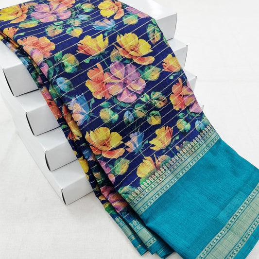 Kanchi Blended Trendy Fancy Silk Saree 817