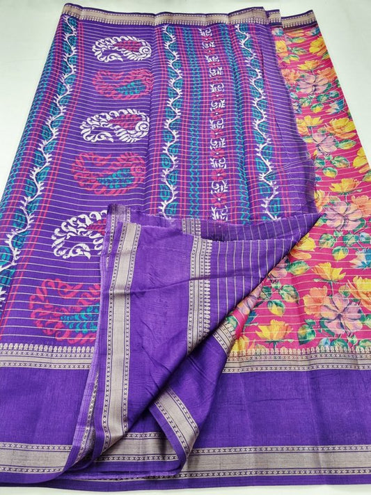 Kanchi Blended Trendy Fancy Silk Saree 818 – Kanchipuram Lakshaya Silks