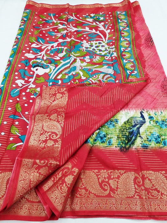 Kanchi Blended Trendy Fancy Silk Saree 820 – Kanchipuram Lakshaya Silks