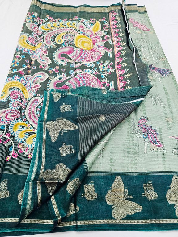 Kanchi Blended Trendy Fancy Silk Saree 823