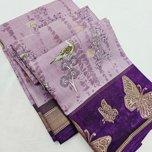 Kanchi Blended Trendy Fancy Silk Saree 824