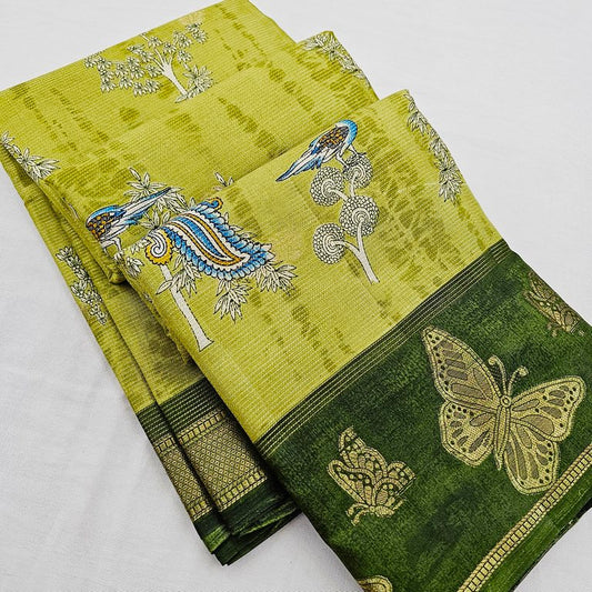 Kanchi Blended Trendy Fancy Silk Saree 825