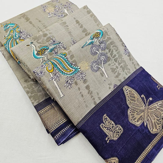 Kanchi Blended Trendy Fancy Silk Saree 826