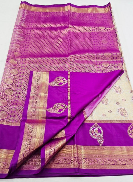 Kanchipuram Blended Bridal Silk Sarees 243