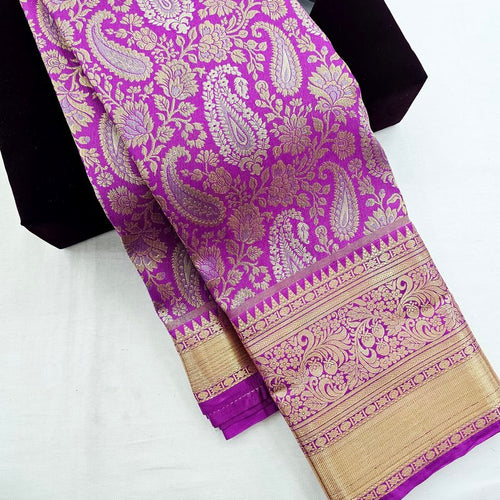 Kanchi Blended Bridal Silk Sarees 180 – Kanchipuram Lakshaya Silks