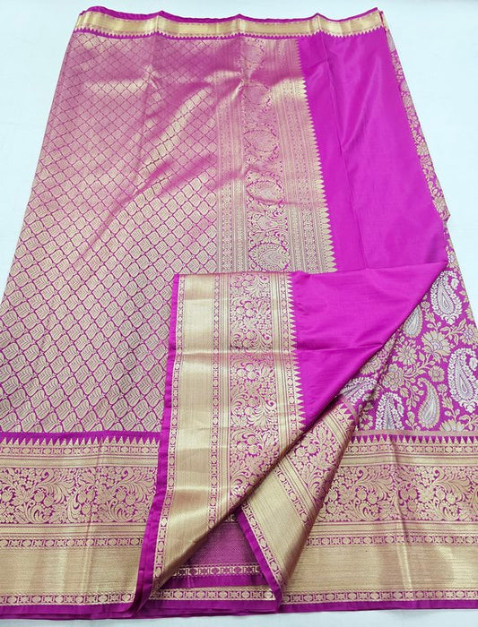Kanchi Blended Bridal Silk Sarees 184 – Kanchipuram Lakshaya Silks