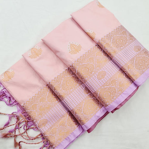 Kanchi Blended Fancy Soft Silk Sarees 247 – Kanchipuram Lakshaya Silks