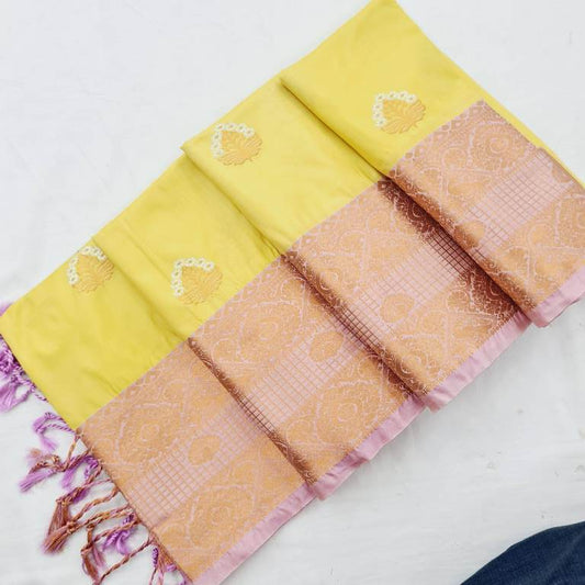 Kanchi Blended Fancy Soft Silk Sarees 250