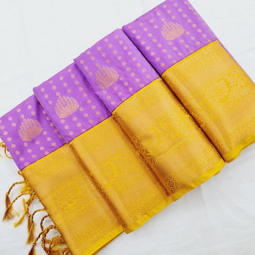 Kanchipuram Blended Korvai Soft Silk Sarees 348 – Kanchipuram Lakshaya Silks