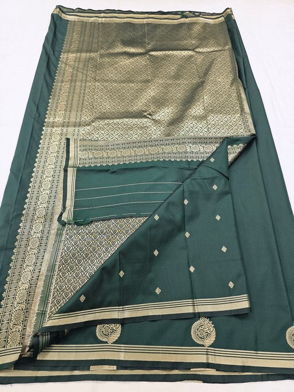 Kanchipuram Blended Minimal Soft Silk Saree 468