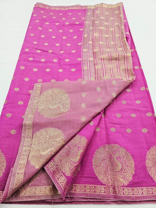 Kanchi Blended Trendy Tussar Silk Saree 836 – Kanchipuram Lakshaya Silks