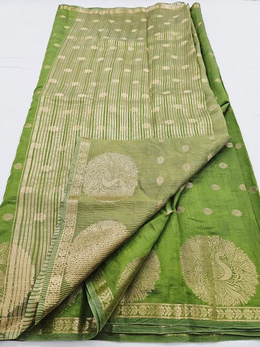 Kanchi Blended Trendy Tussar Silk Saree 839 – Kanchipuram Lakshaya Silks